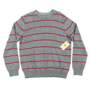Levis Mens Striped Pullover Crewneck Sweater